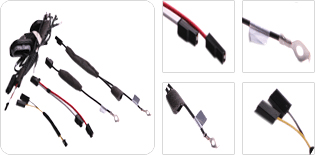Wire Ass'y - class Antenna Coil & Capacitor, Ground side Coil